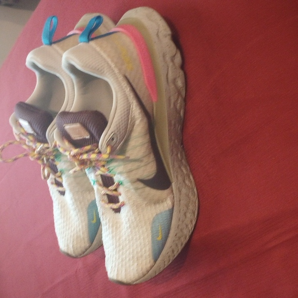React Infinity Run Flyknit 3 ‘Sail Pinksicle Earth’ running Sneakers Sz 11
